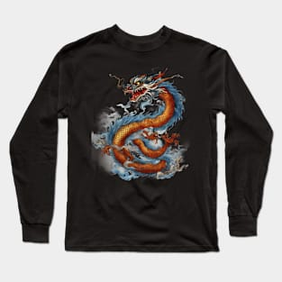 Dragon Drawing Long Sleeve T-Shirt